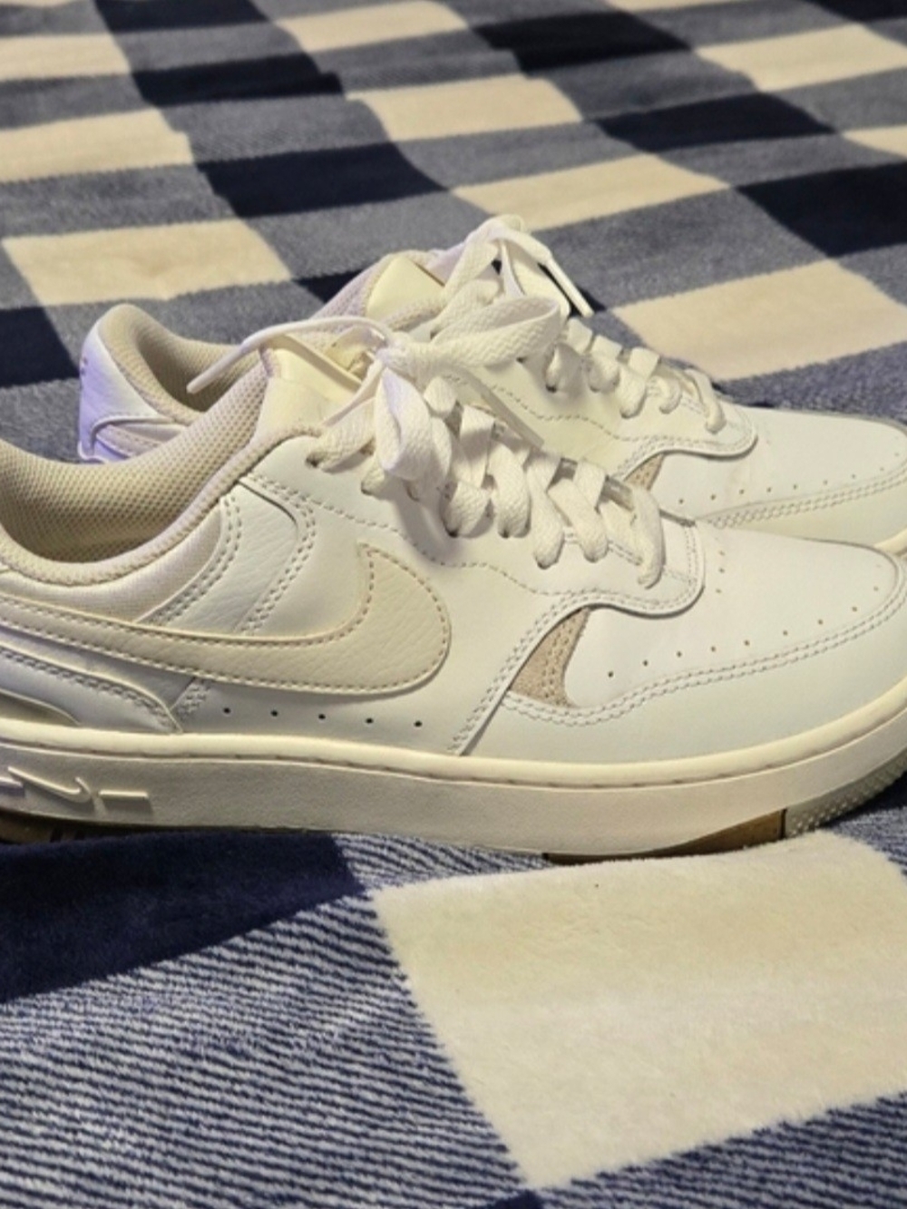 Nike Women’s White Low-Top Sneakers - Classic Leather Style